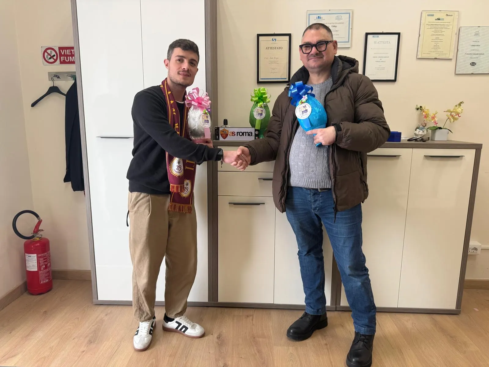Donazione del Roma Club Brindisi