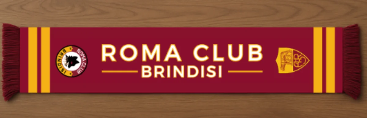 Sciarpa Roma Club Brindisi, fronte